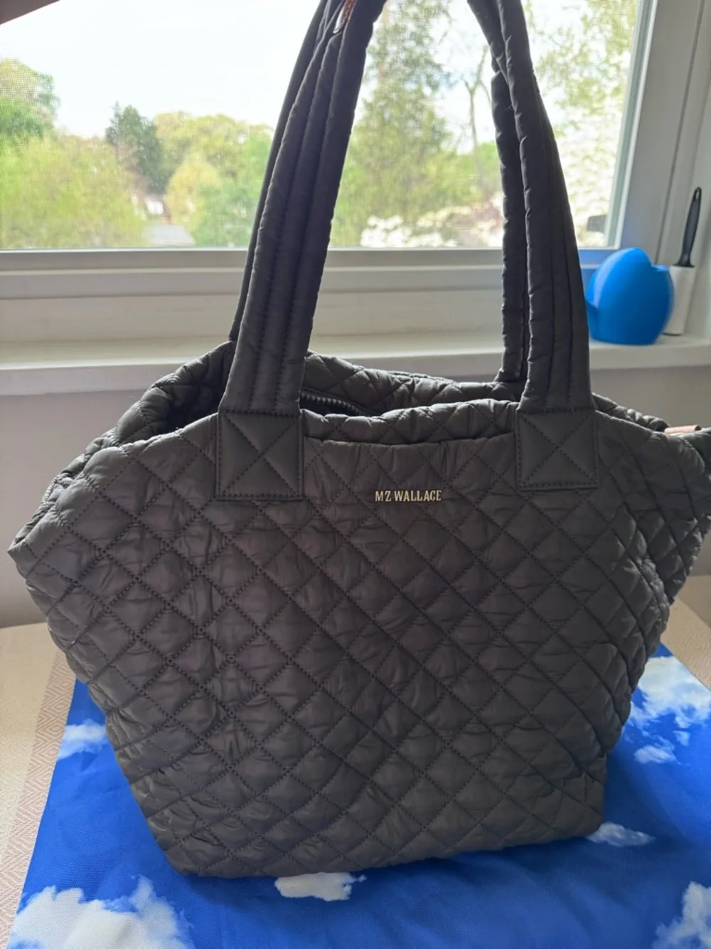 MZ Wallace Metro Large Tote in Gray - Picture 3 of 15